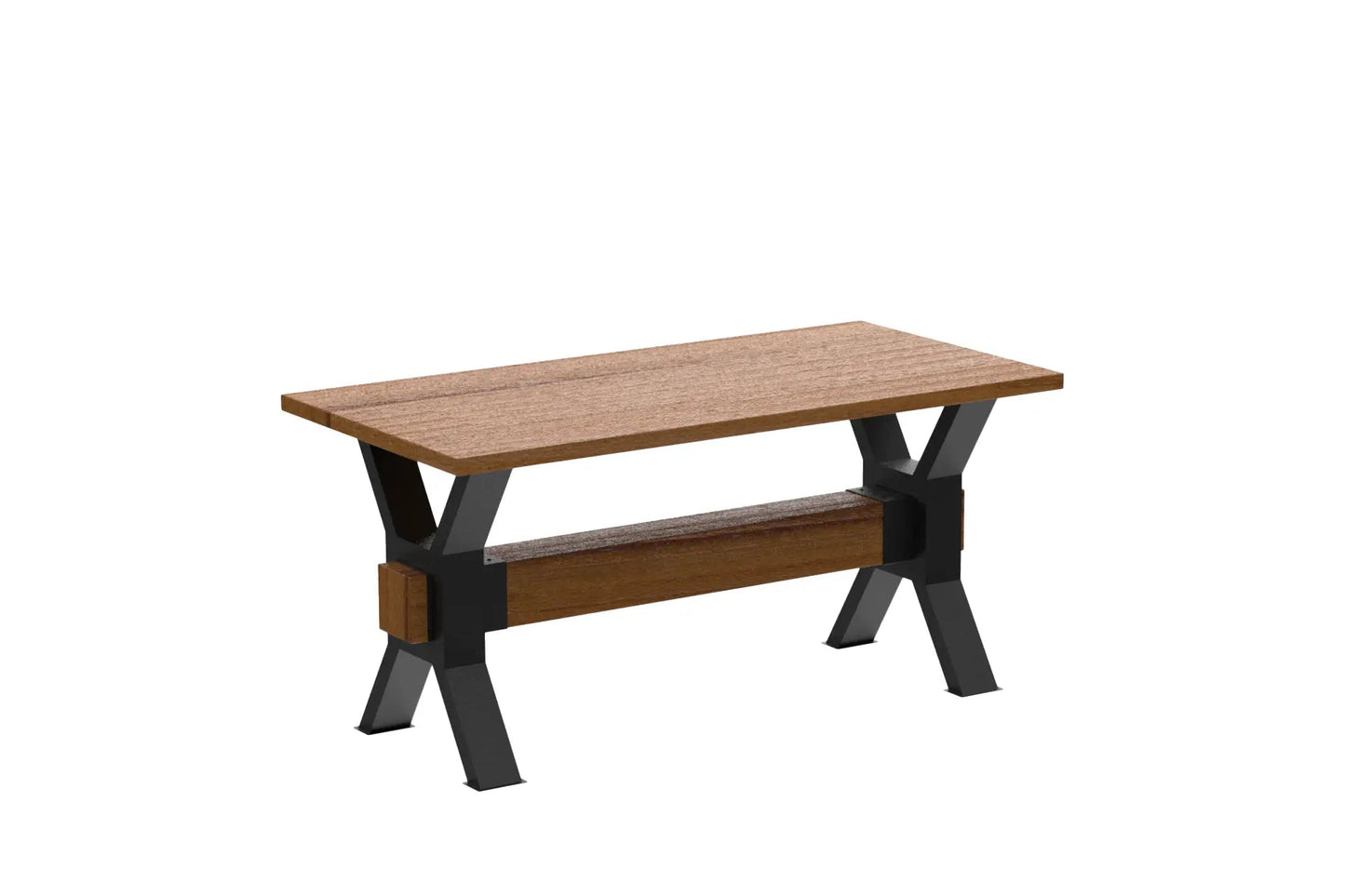 MASURIA COUNTRY Tafel 160x80 – Landelijke Houten Eettafel voor Buiten - Chique Buiten Leven - Masuria - Tuintafel