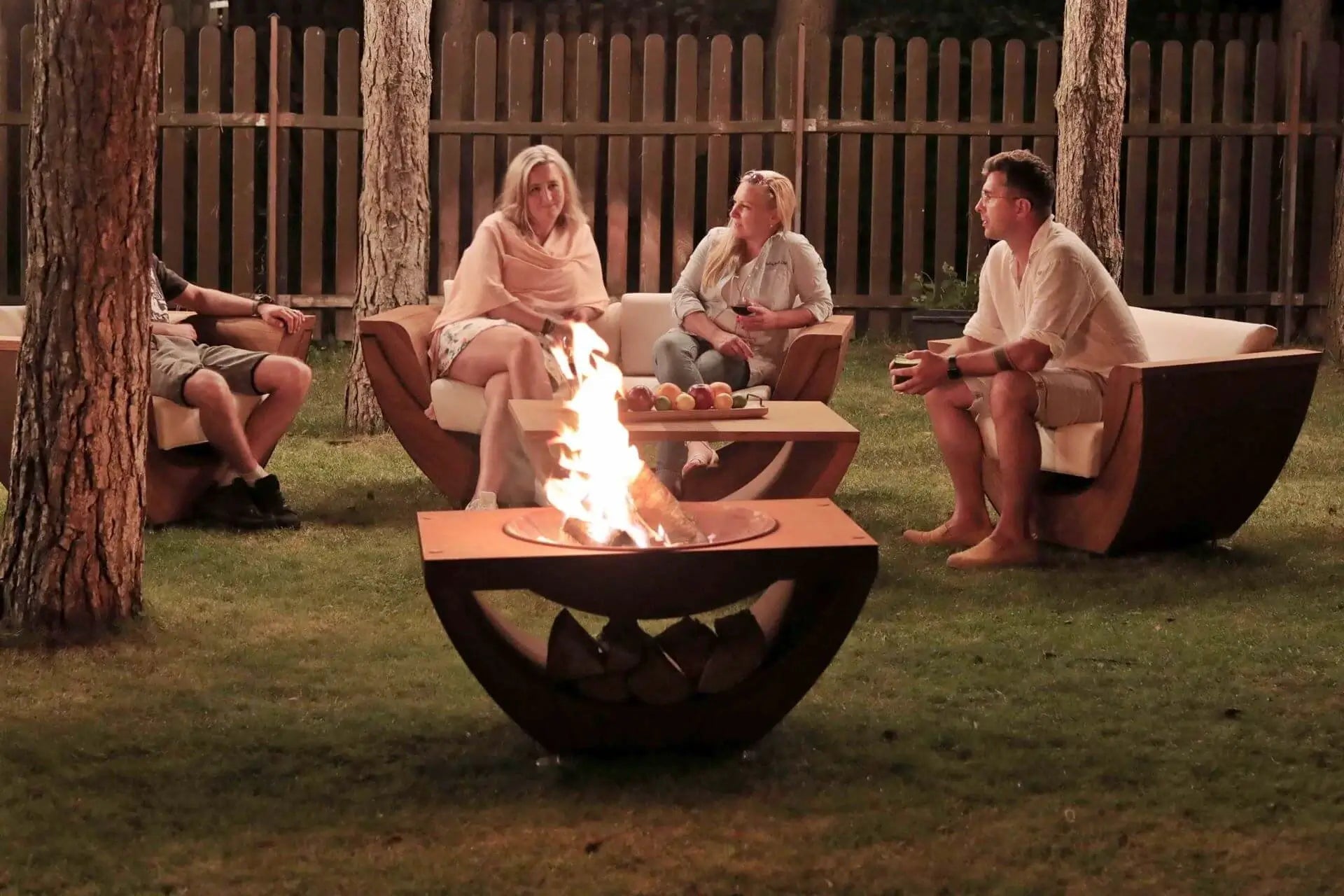 MASURIA NARIE Vuurplaats – Moderne Vuurschaal in Uniek Design - Chique Buiten Leven - Masuria - Vuurschaal