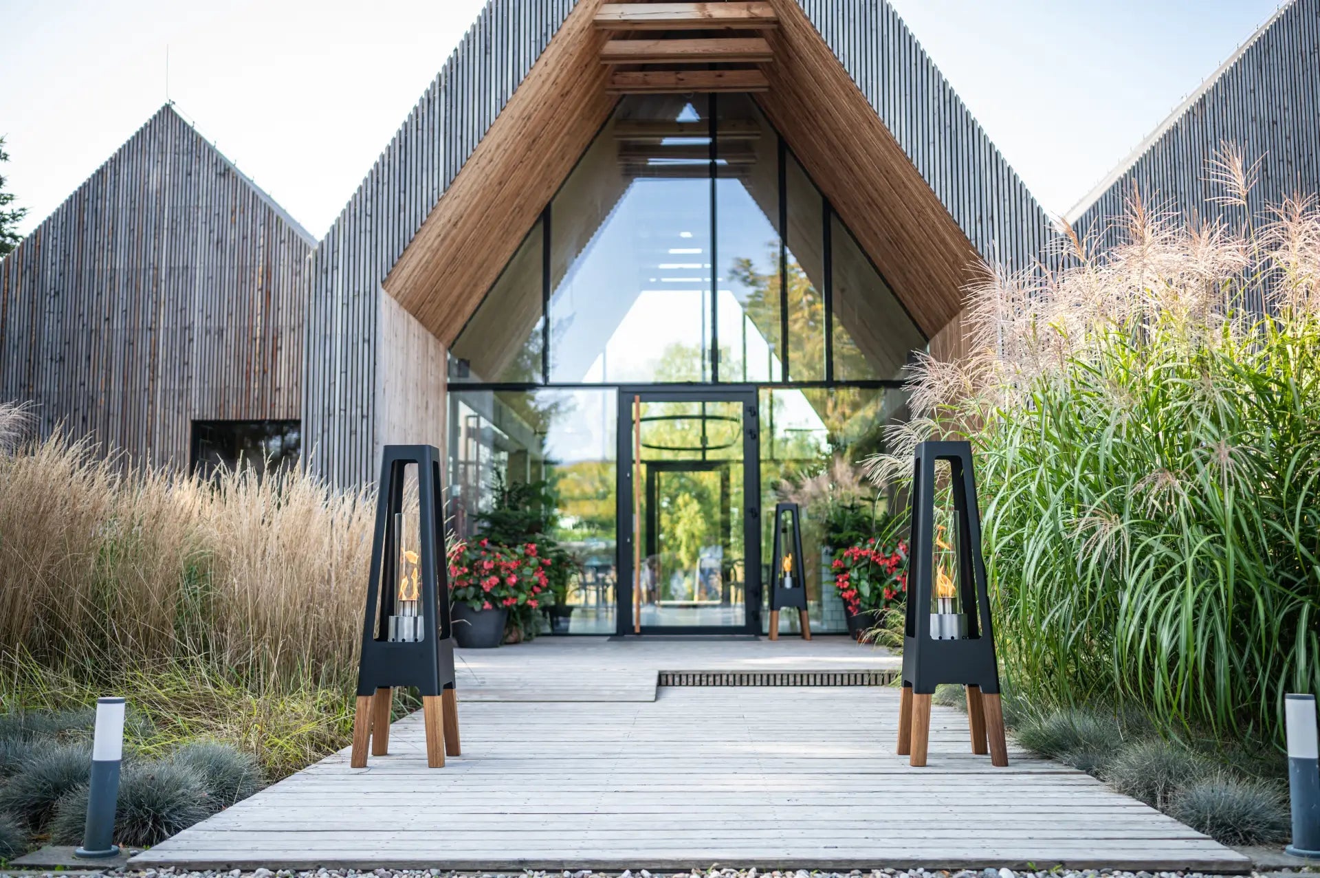 MASURIA NEXO Lamp – Design Buitenlamp op Houtbasis - Chique Buiten Leven - Masuria - Buitenlamp