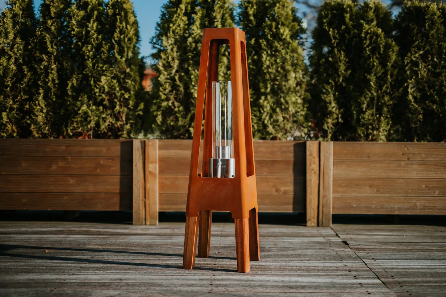 MASURIA NEXO Lamp – Design Buitenlamp op Houtbasis - Chique Buiten Leven - Masuria - Buitenlamp