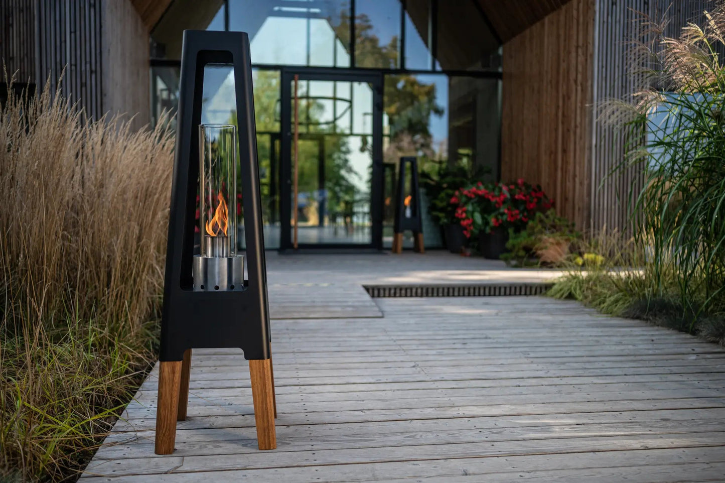 MASURIA NEXO Lamp – Design Buitenlamp op Houtbasis - Chique Buiten Leven - Masuria - Buitenlamp