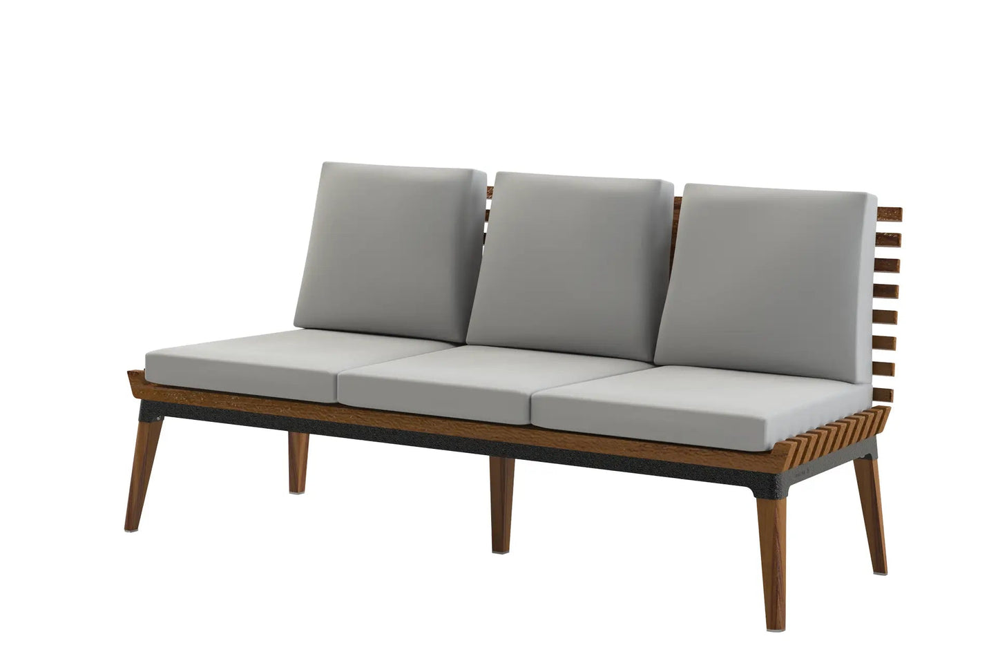 MASURIA NEXO Sofa 3 – Drietzits Tuinbank in Modern Design - Chique Buiten Leven - Masuria - Buitenbank
