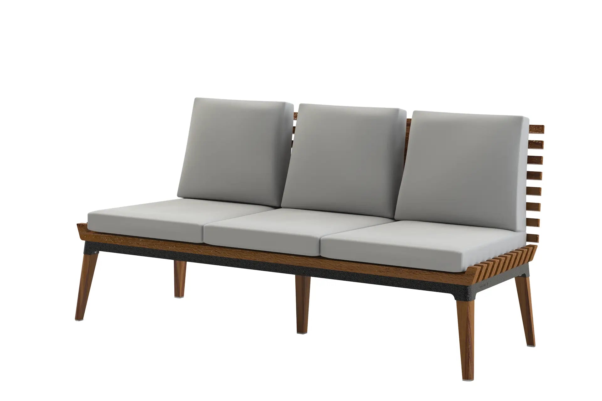 MASURIA NEXO Sofa 3 – Drietzits Tuinbank in Modern Design - Chique Buiten Leven - Masuria - Buitenbank