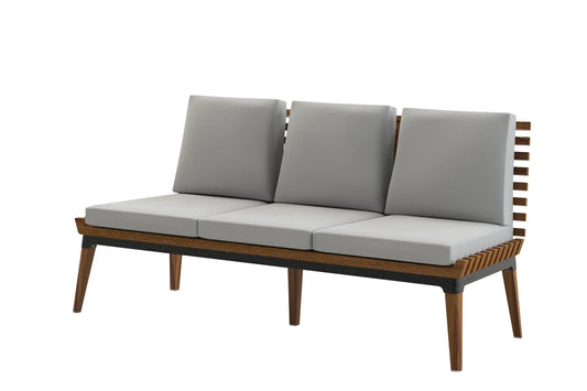 MASURIA NEXO Sofa 3 – Drietzits Tuinbank in Modern Design - Chique Buiten Leven - Masuria - Buitenbank