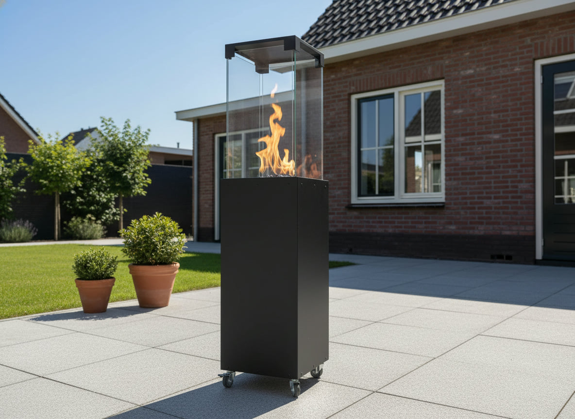 Chique Moderne Buitenhaard op Gas – buitenleven