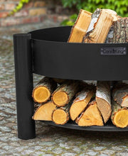 Hoge vuurschaal MONTANA 80 cm met grillplaat 78 cm en grillrooster 37 cm | CookKing - CookKing Fire Bowl “MONTANA”