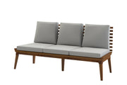 MASURIA NEXO Sofa 3 – Drietzits Tuinbank in Modern Design - Chique Buiten Leven - Masuria - Buitenbank
