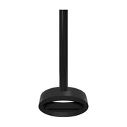 Ova Tube Black plafondhaard doorkijk zwart 80 cm