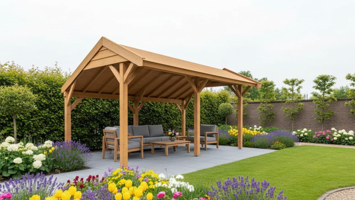 Douglas houten kapschuur Grandiose YARD Outdoor 500x250