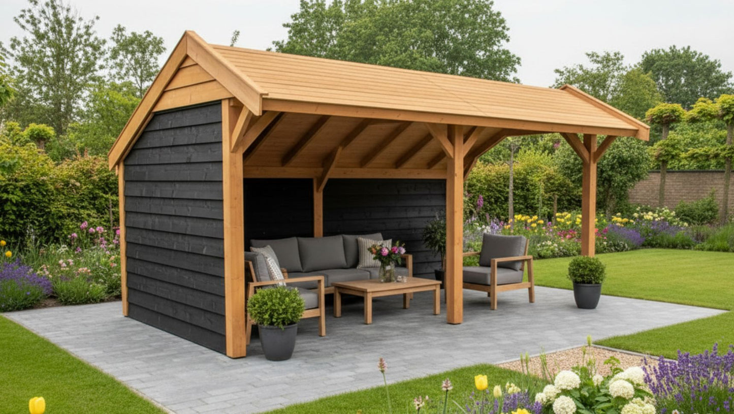 Douglas houten kapschuur Grandiose YARD Outdoor 500x250