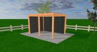 Rechter Zijwand + Achterwand