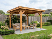 Vrijstaande Overkapping van Douglas Hout YARD Outdoor Elegante | Bouwpakket – douglashout 49128348451139 lifestyle | ...
