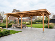 Vrijstaande Overkapping van Douglas Hout YARD Outdoor Elegante | Bouwpakket – douglashout 49128348483907 lifestyle | ...