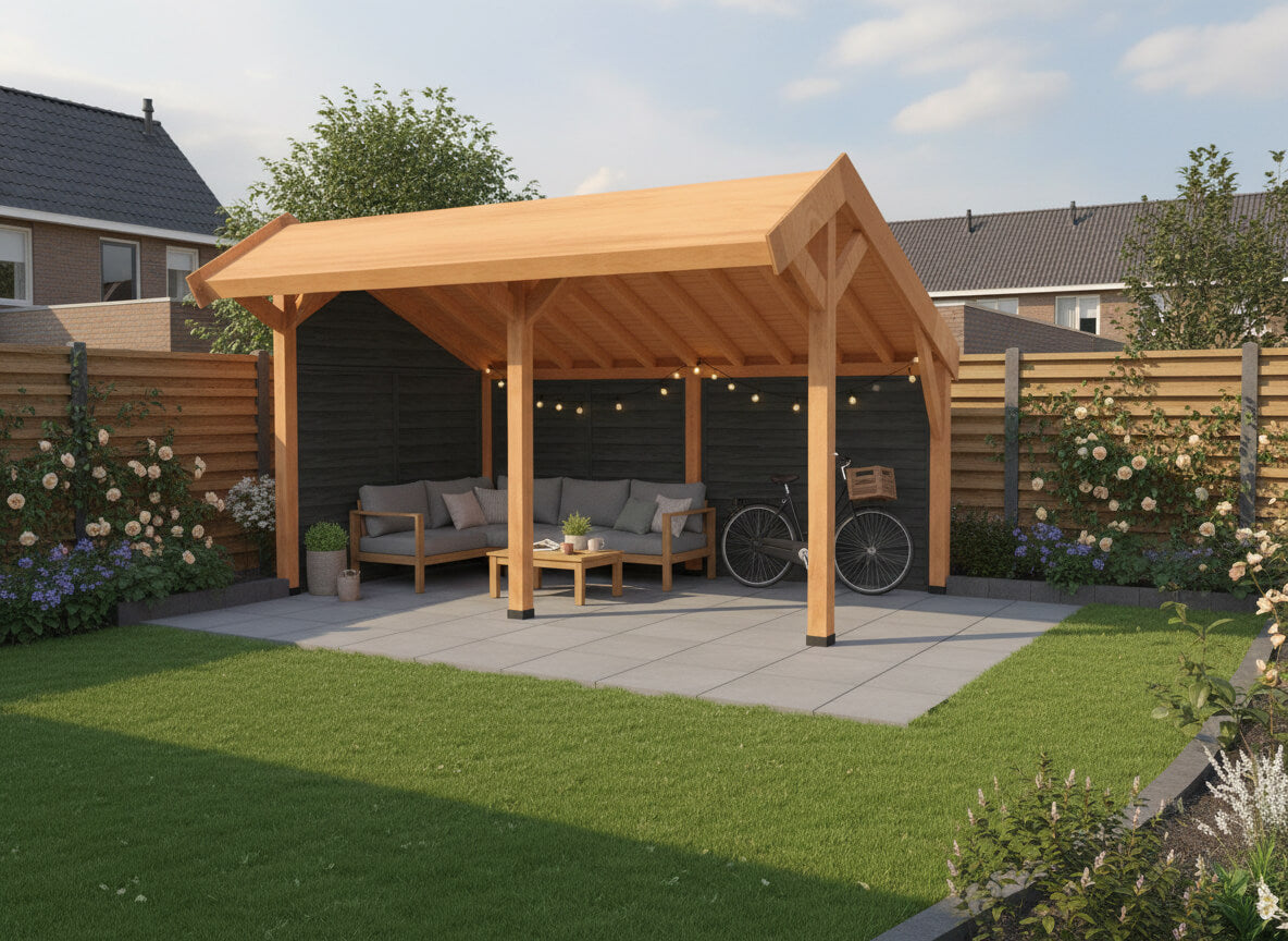 Douglas houten kapschuur Sublime YARD Outdoor 500x300cm