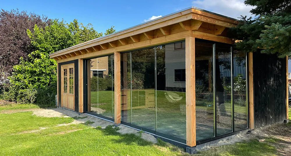 Glasschuifsysteem op maat – 185 x 235 cm | Yard Outdoor - Chique Buiten Leven - YARD Outdoor Glazen Schuifwanden