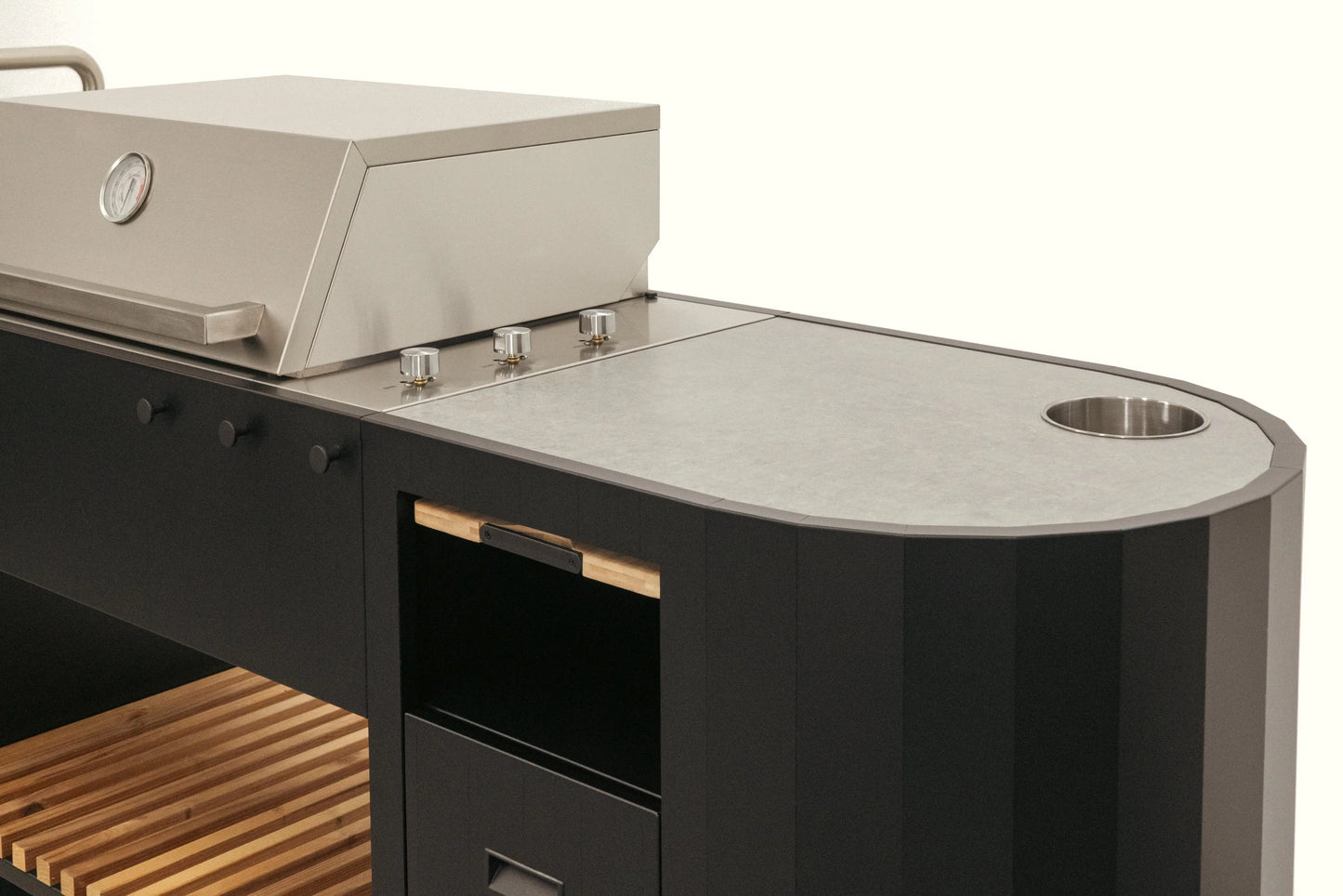 Buitenkeuken met Gas BBQ en Werkblad – Q-boo OVO™ GM