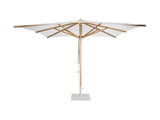 Jardinico Parasol MOOREA – Teak Middenmast met Weerbestendig Doek