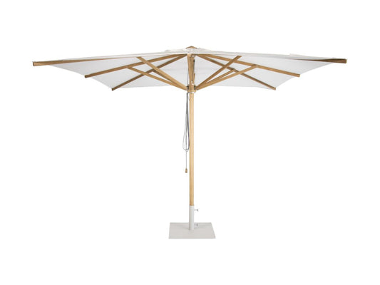 Jardinico Parasol MOOREA – Teak Middenmast met Weerbestendig Doek