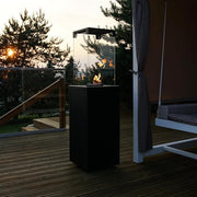 Gasheater voor Buiten – Patio Light Design Terrashaard in Zwart | Kratki