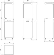 Gasheater voor Buiten – Patio Light Design Terrashaard in Zwart | Kratki