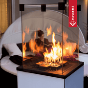 Patio Slim Gashaard Wit – Exclusieve Vrijstaande Terrasverwarmer 8,2 kW | Kratki