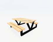 Picknicktafel | Outdoor Island | Buitentafel van Douglashout | Model V Outdoor Island