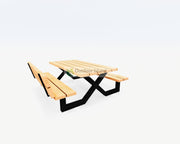 Picknicktafel | Outdoor Island | Buitentafel van Douglashout | Model X Outdoor Island