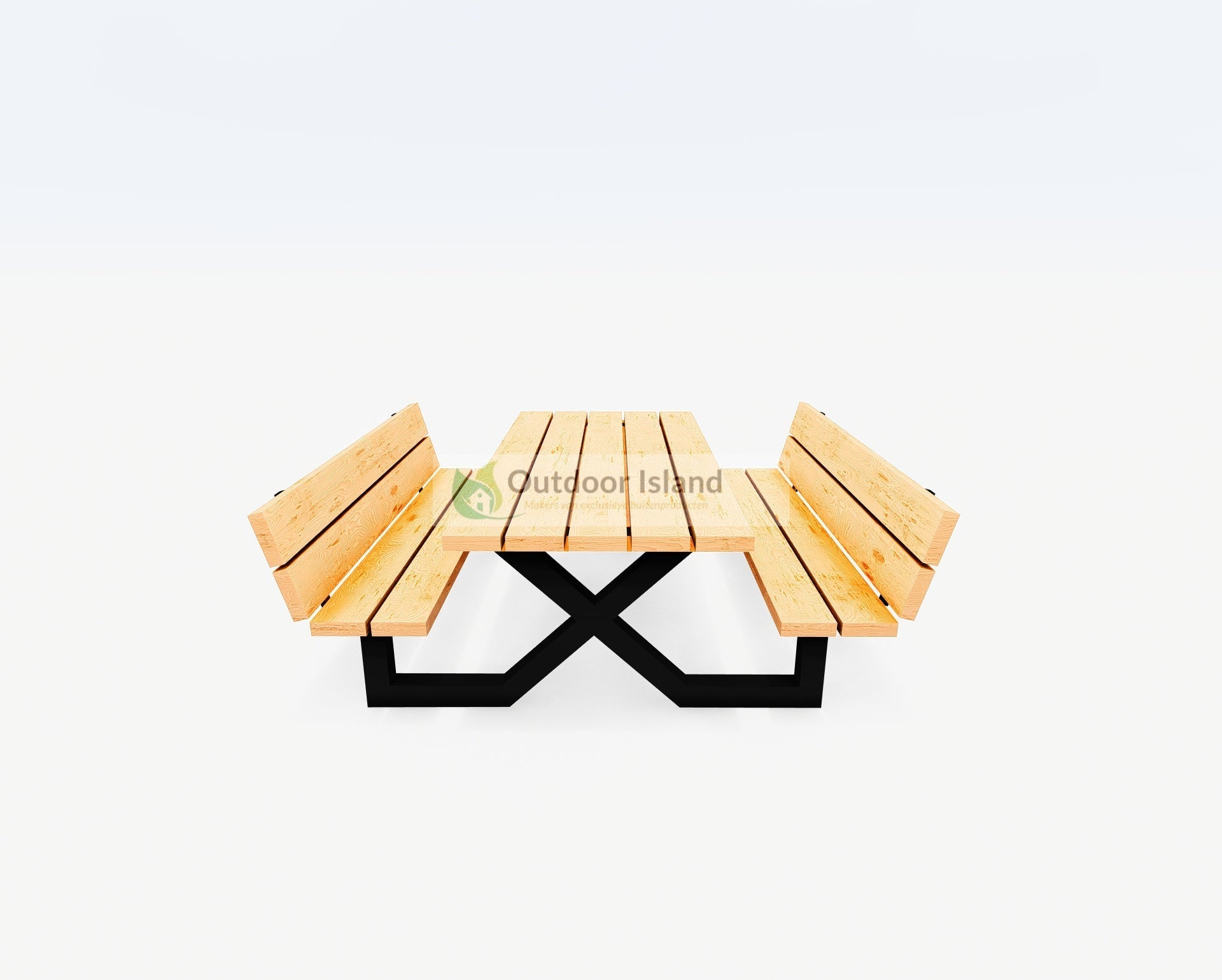 Picknicktafel | Outdoor Island | Buitentafel van Douglashout | Model X Outdoor Island