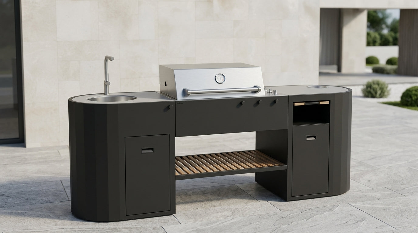 Buitenkeuken met Gas BBQ – Q-boo OVO™ GL