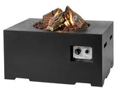 Rechthoekige Vuurtafel | Happy Cocooning | Klein - Zwart - Chique Buiten Leven - Happy Cocooning - Vuurtafel