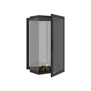 Wild Flame Saint verticale bio-ethanol roomdivider inbouwhaard met volle glas 60 x 100 cm – sfeerfoto