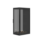Wild Flame Saint verticale bio-ethanol roomdivider inbouwhaard met volle glas 60 x 100 cm – sfeerfoto