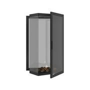Wild Flame Saint verticale bio-ethanol roomdivider inbouwhaard met volle glas 60 x 120 cm – sfeerfoto