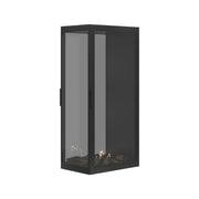 Wild Flame Saint verticale bio-ethanol roomdivider inbouwhaard met volle glas 60 x 140 cm – sfeerfoto