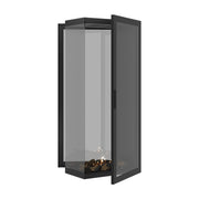 Wild Flame Saint verticale bio-ethanol roomdivider inbouwhaard met volle glas 60 x 160 cm – sfeerfoto