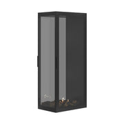 Wild Flame Saint verticale bio-ethanol roomdivider inbouwhaard met volle glas 60 x 160 cm – sfeerfoto