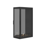 Wild Flame Saint verticale bio-ethanol roomdivider inbouwhaard met volle glas 70 x 120 cm – sfeerfoto