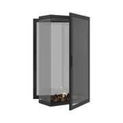 Wild Flame Saint verticale bio-ethanol roomdivider inbouwhaard met volle glas 70 x 140 cm – sfeerfoto