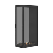 Wild Flame Saint verticale bio-ethanol roomdivider inbouwhaard met volle glas 70 x 160 cm – sfeerfoto