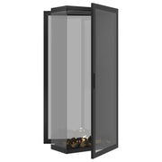 Wild Flame Saint verticale bio-ethanol roomdivider inbouwhaard met volle glas 70 x 200 cm – sfeerfoto