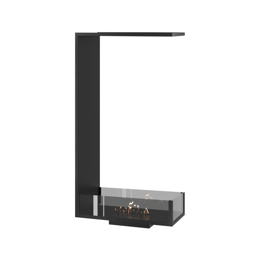 Wild Flame Saint verticale driezijdige bio-ethanol roomdivider inbouwhaard 60 x 140 cm – productfoto