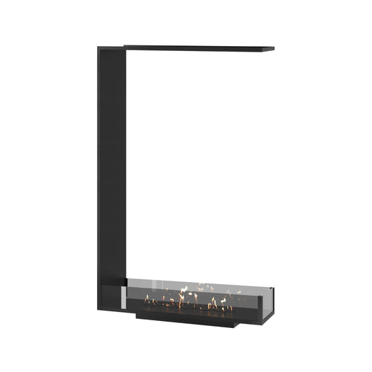 Wild Flame Saint verticale driezijdige bio-ethanol roomdivider inbouwhaard 80 x 140 cm – productfoto