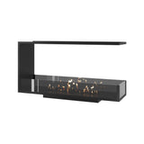 Saint U-vorm driezijdige bio-ethanol inbouwhaard – 110 cm | Wild Flame