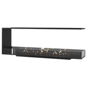 Wild Flame Saint U-vorm driezijdige bio-ethanol inbouwhaard 180 cm – productfoto