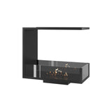 Saint U-vorm driezijdige bio-ethanol inbouwhaard – 70 cm | Wild Flame