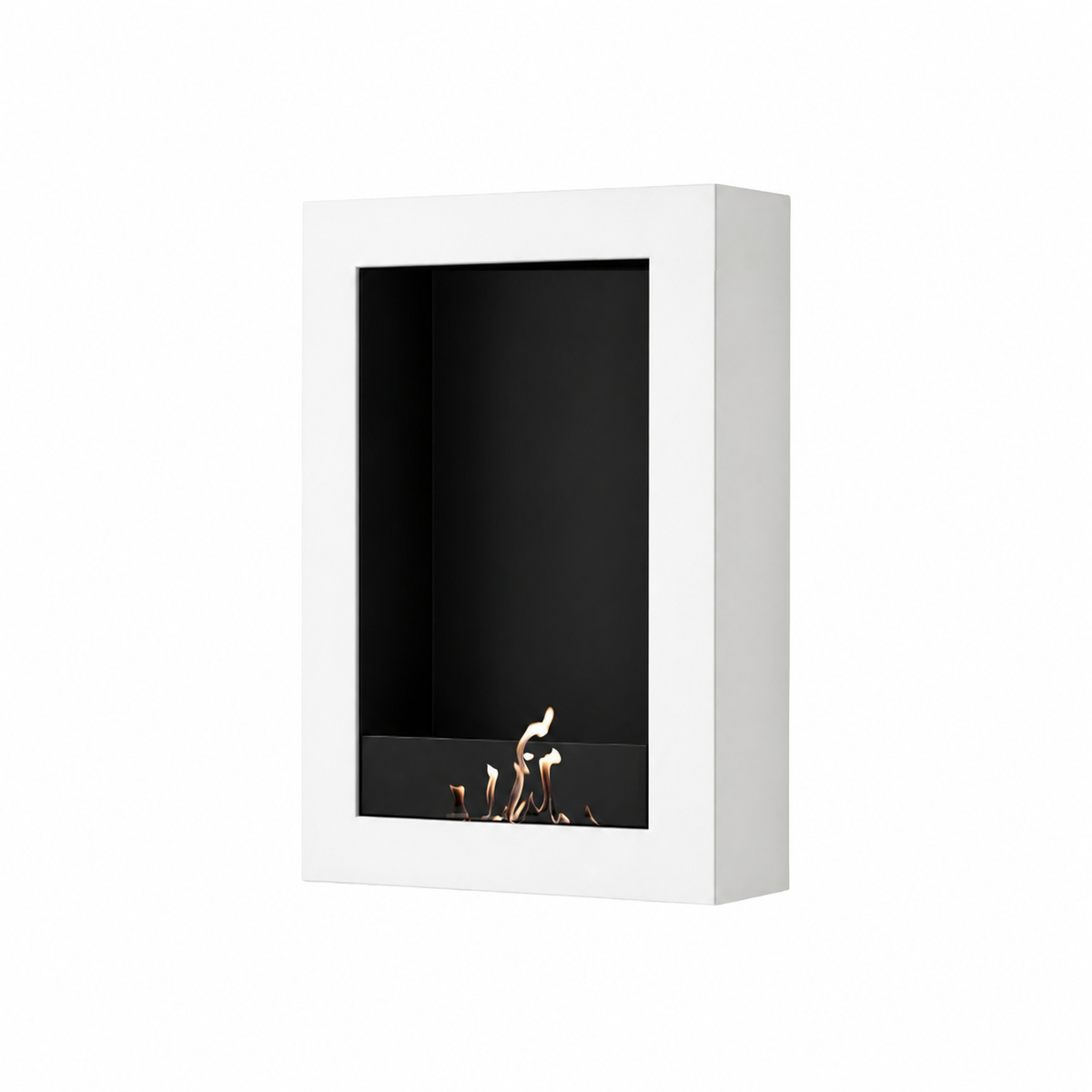 Wild Flame Selected Box verticale bio-ethanol wandhaard wit 60 x 120 cm – productfoto