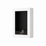 Selected Box verticale bio-ethanol wandhaard wit – 60 x 120 cm | Wild Flame