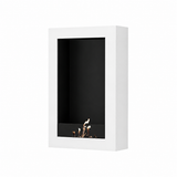 Selected Box verticale bio-ethanol wandhaard wit – 60 x 140 cm | Wild Flame