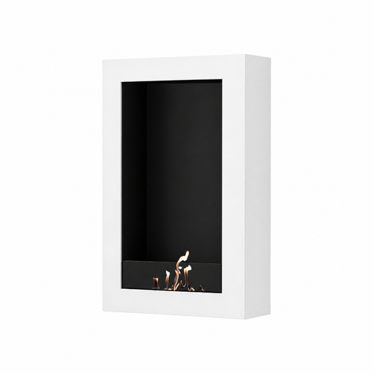 Wild Flame Selected Box verticale bio-ethanol wandhaard wit 60 x 140 cm – productfoto