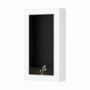 Wild Flame Selected Box verticale bio-ethanol wandhaard wit 60 x 180 cm – productfoto